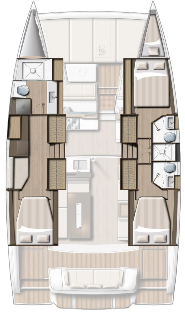 Bali Bali 4.2 charter bareboat eller skeppad i Sukošan