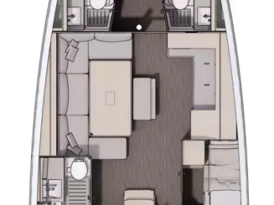 Dufour Dufour 470 charter bareboat eller skeppad i Tribunj