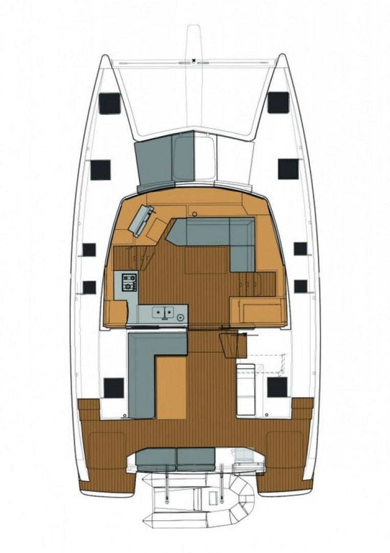 Båtuthyrning Fountaine Pajot Lucia 40 i Trogir  på Samboat 