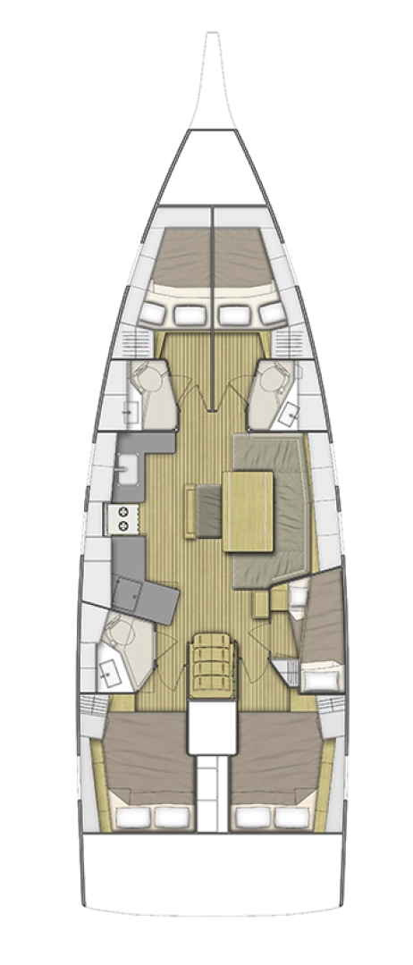 Yacht charter Nikiána billig Oceanis 46.1