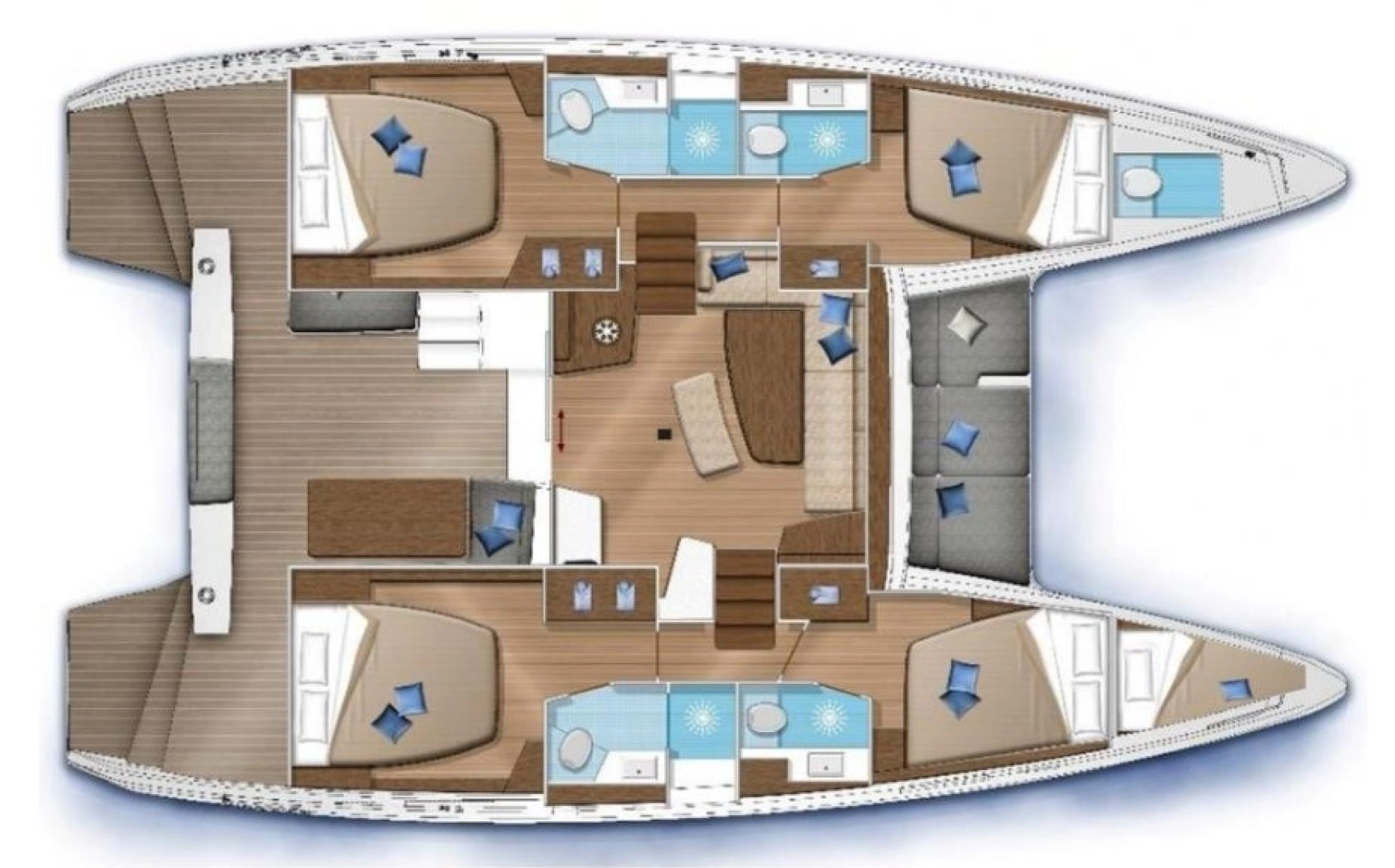 Yacht charter Lefkáda billig Lagoon 42