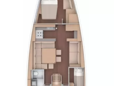 Yacht charter Pirovac billig Dufour 56 Exclusive