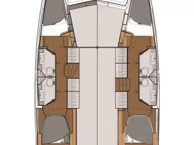 Hyra Katamaran  med eller utan skeppare Fountaine Pajot Tivat 
