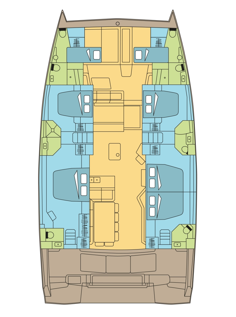 Yacht charter Palma de Mallorca billig Bali 5.4