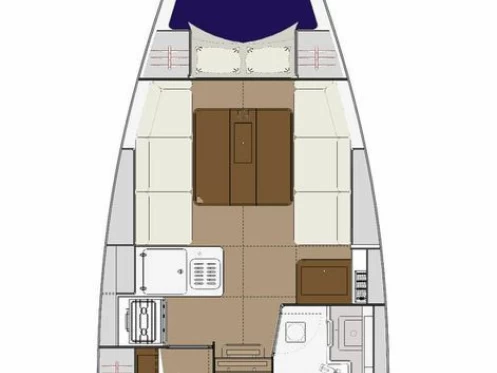 Yacht charter Zaton billig Dufour 310