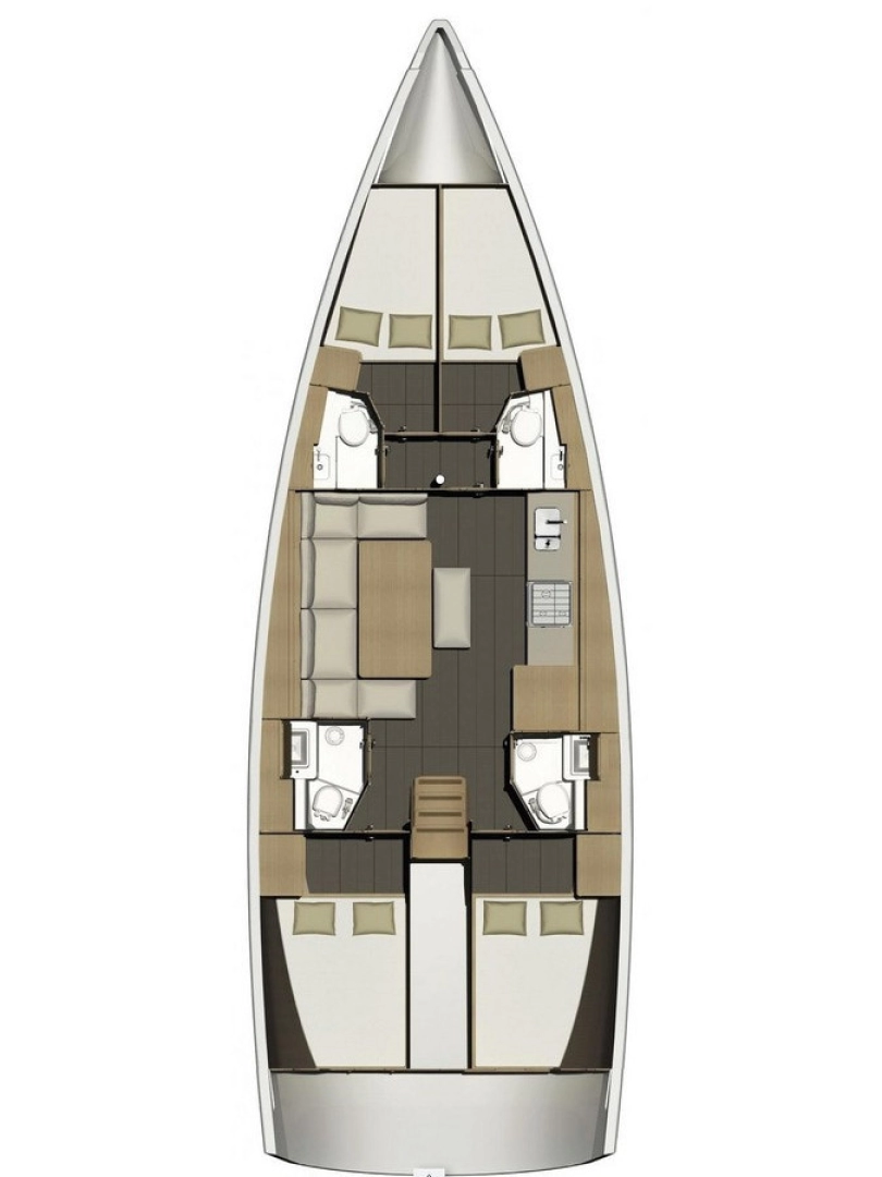 Yacht charter Donji Seget billig Dufour 460 Grand Large