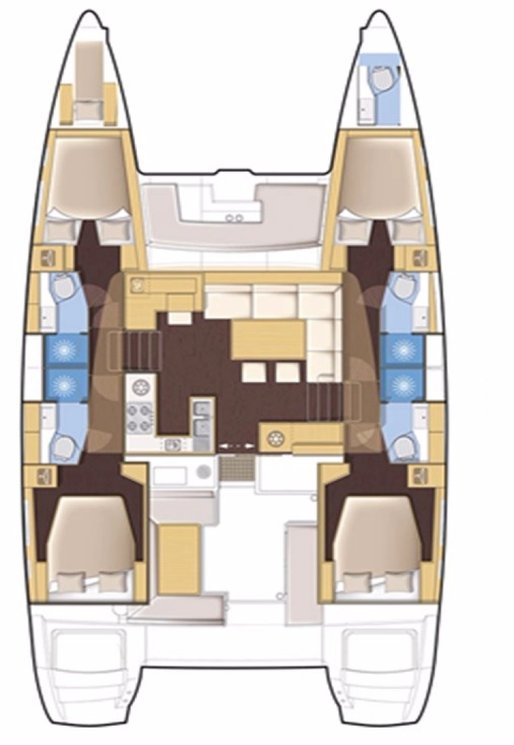 Yacht charter Alimos billig Lagoon 450 F