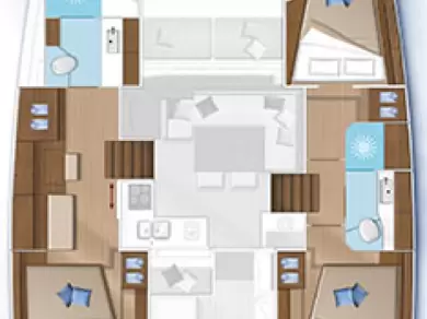 Katamaran  för uthyrning Alimos till det bästa priset 