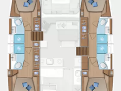 Yacht charter Road Town billig Lagoon 46