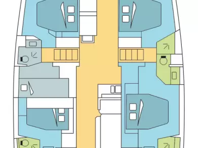 Uthyrning Katamaran  Bali med en båtlicens 