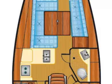 Yacht charter Flensburg billig Oceanis 34