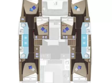 Uthyrning Katamaran  i Trogir  - Lagoon Lagoon 51