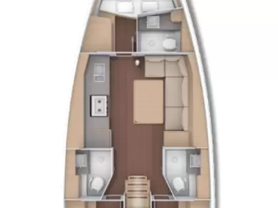 Hyr en Dufour Dufour 390 GL Alimos 