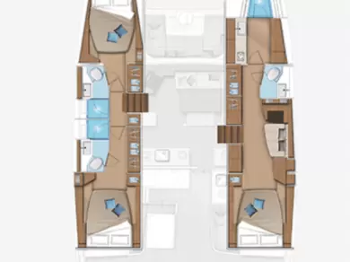 Yacht charter Road Town billig Lagoon 46