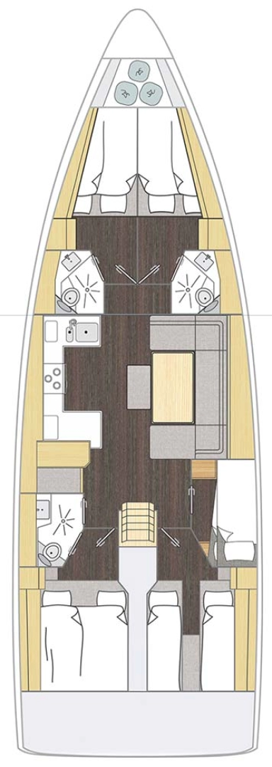 Yacht charter Biograd Na Moru billig Bavaria C46