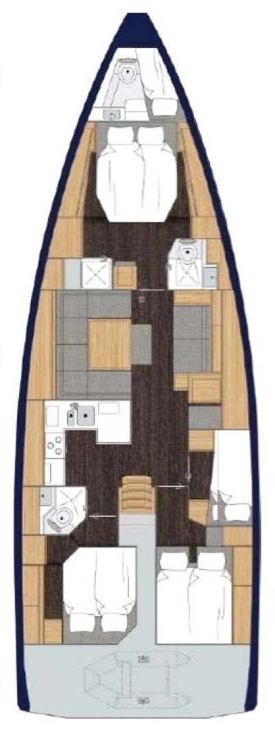 Yacht charter Biograd Na Moru billig Bavaria C50 Style