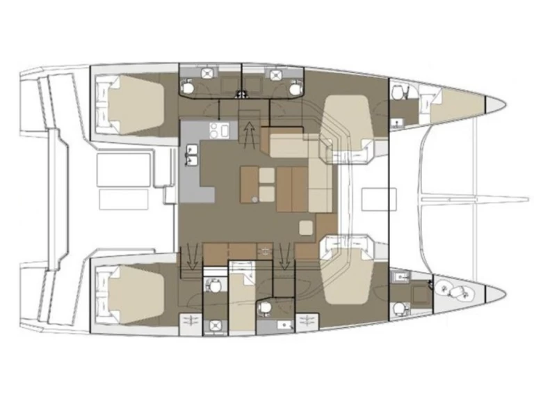 Yacht charter Sant Antoni de Portmany billig Dufour Catamarans 48 Sail