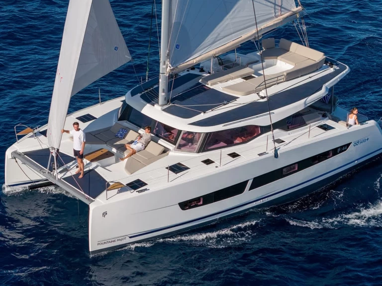 Uthyrning Gouvia - Fountaine Pajot Fountaine Pajot FP 44 Quatuor - 4 + 2 cab. av Samboat 