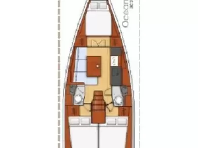 Yacht charter Lefkáda billig Oceanis 38.1