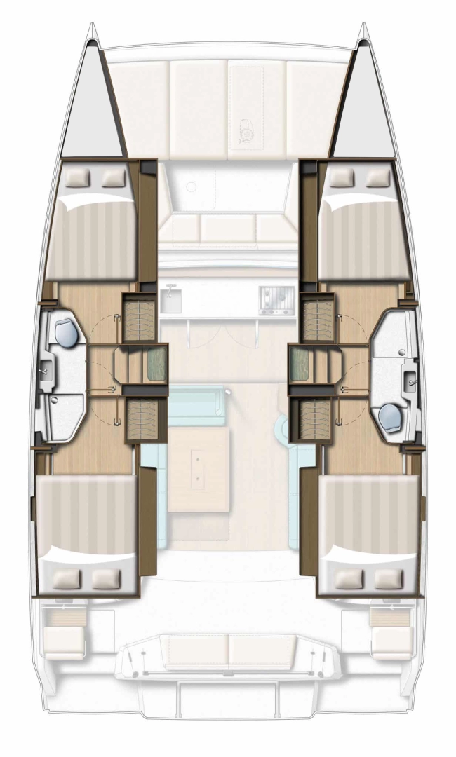 Bali Bali Catsmart charter bareboat eller skeppad i Nidri