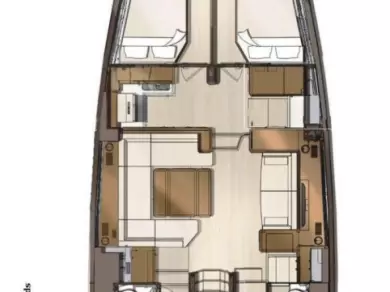 Jeanneau Jeanneau 60 charter bareboat eller skeppad i Alimos
