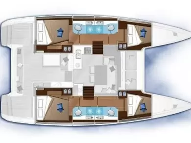 Yacht charter Nidri billig Lagoon 40