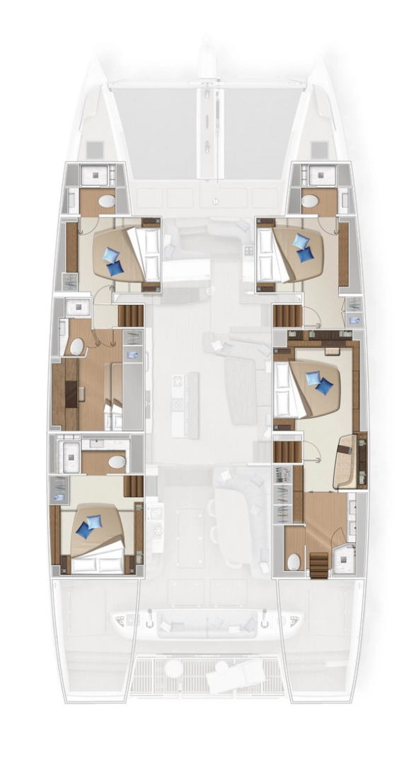 Yacht charter Elliniko  billig Lagoon Sixty 5