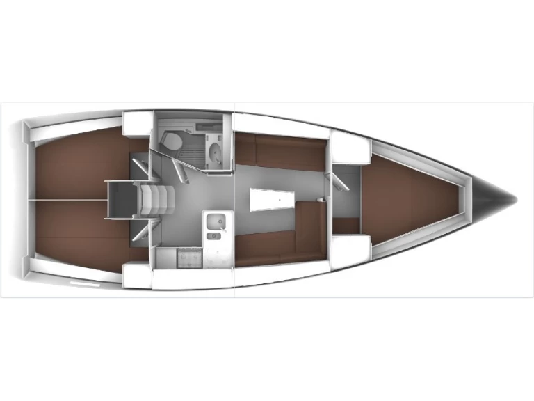 Bavaria Cruiser 37 charter bareboat eller skeppad i Lemmer