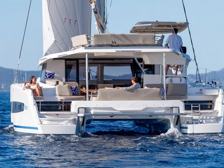 Uthyrning Gouvia - Fountaine Pajot Fountaine Pajot FP 44 Quatuor - 4 + 2 cab. av Samboat 