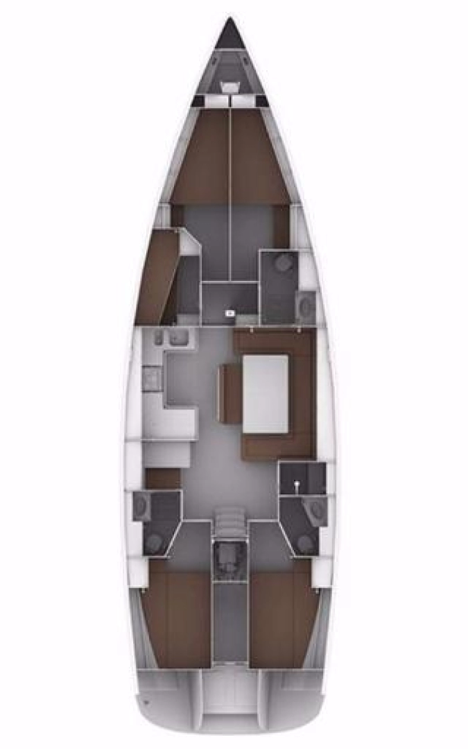 Bavaria Cruiser 50 charter bareboat eller skeppad i Jezera
