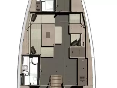 Dufour Dufour 412 charter bareboat eller skeppad i Golfo Aranci