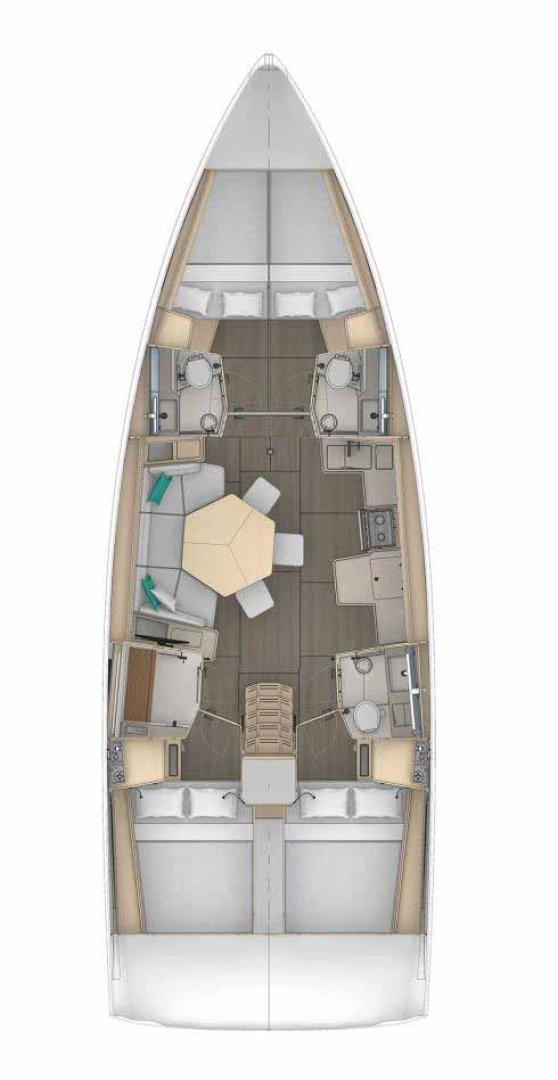 Yacht charter Trogir  billig Dufour 44