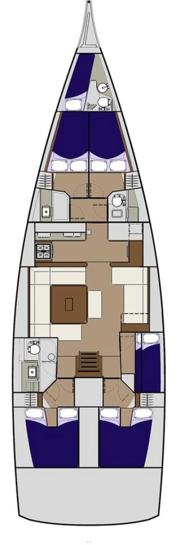 Dufour Dufour 560 Grand Large charter bareboat eller skeppad i Gouvia