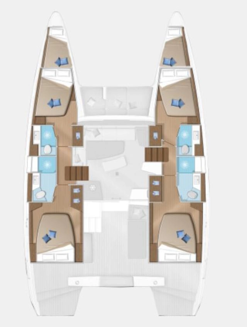 Lagoon Lagoon 42 charter bareboat eller skeppad i Murter-Kornati