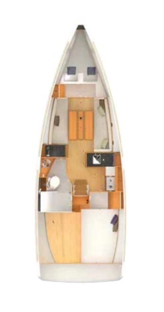 Jeanneau Sun Odyssey 349 charter bareboat eller skeppad i Golfo Aranci