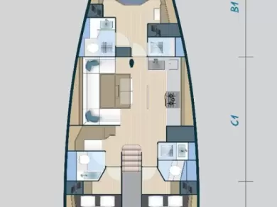 More Boats More 55 charter bareboat eller skeppad i Donji Seget