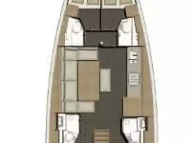 Dufour Dufour 460 Grand Large charter bareboat eller skeppad i Biograd Na Moru