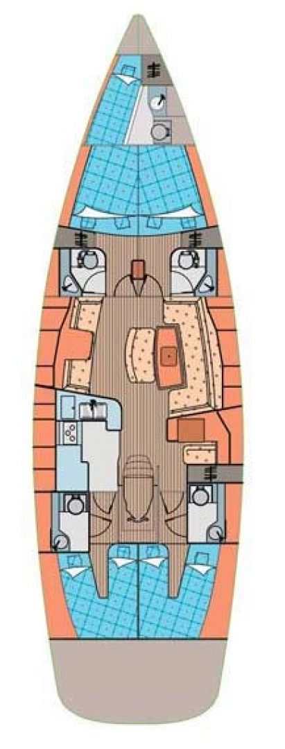 Hyra Segelbåt  med eller utan skeppare Elan Biograd Na Moru 