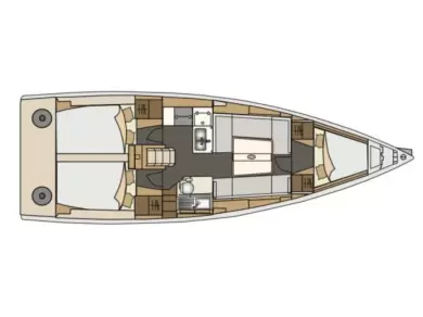 Yacht charter Biograd Na Moru billig E4