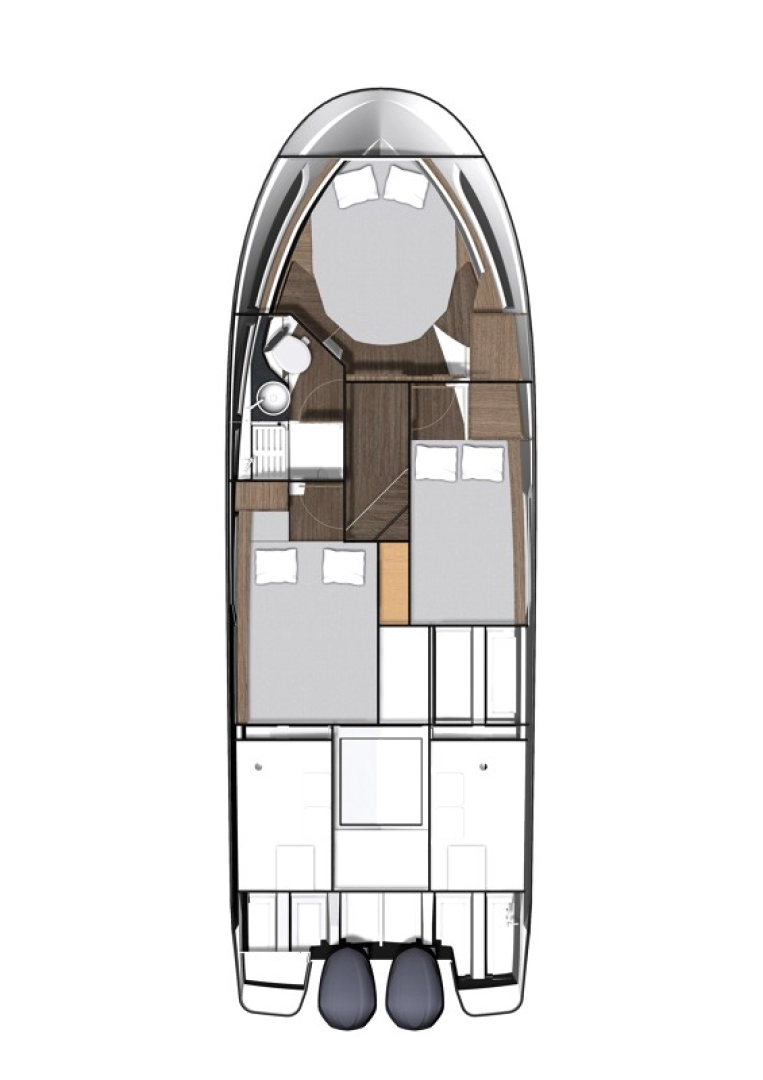 Yacht charter Pirovac billig Merry Fisher 1095 Fly