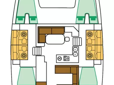 Lagoon Lagoon 400 S2 charter bareboat eller skeppad i Lavrio