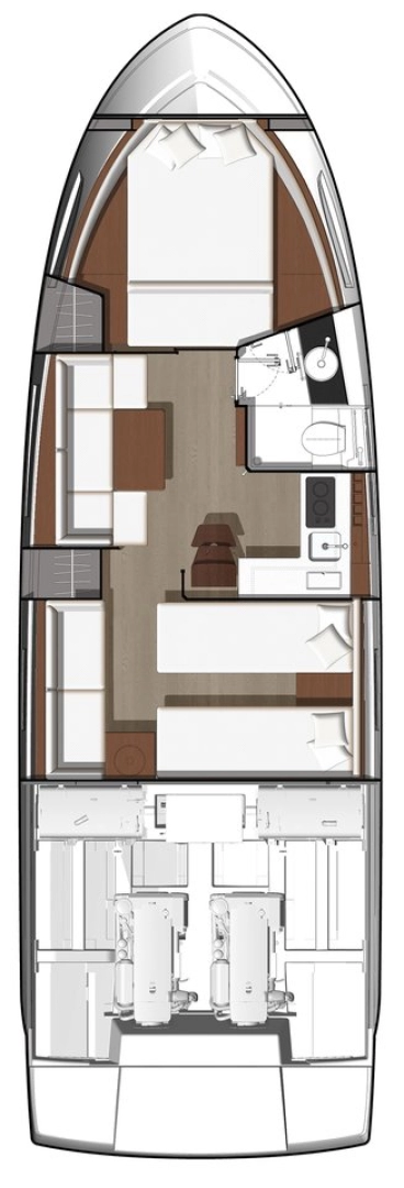 Jeanneau Leader 40 charter bareboat eller skeppad i Pula 