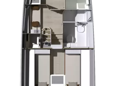 Yacht charter Sukošan billig Fiart Seawalker 43