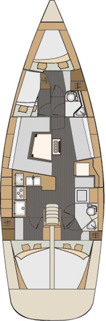 Uthyrning Segelbåt  i Split  - Elan Impression 45
