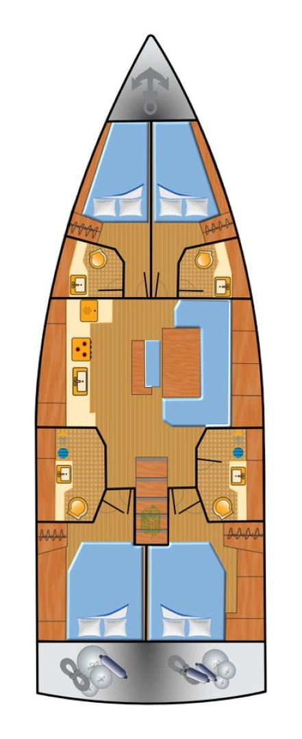 Hyr en Hanse Hanse 460 Biograd Na Moru 