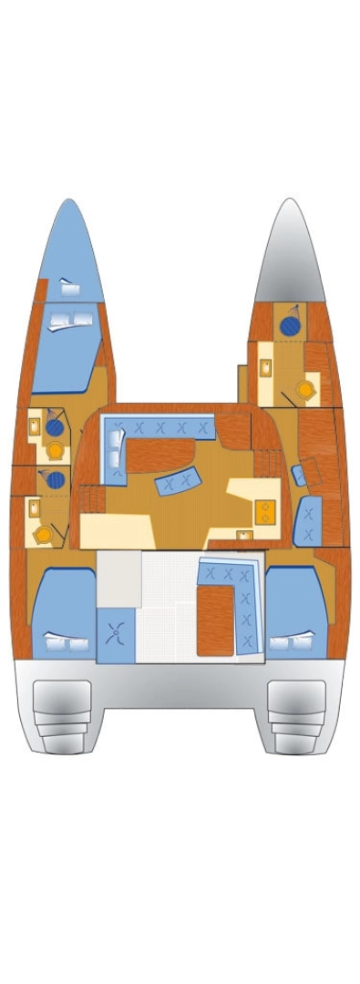 Yacht charter Rogoznica billig Lagoon 42