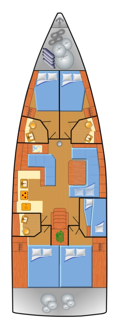Uthyrning Pula  - Bénéteau Oceanis 51.1 av Samboat 