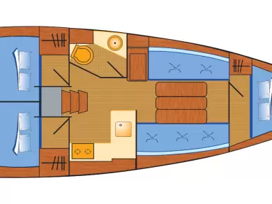 Jeanneau Sun Odyssey 349 charter bareboat eller skeppad i Punat