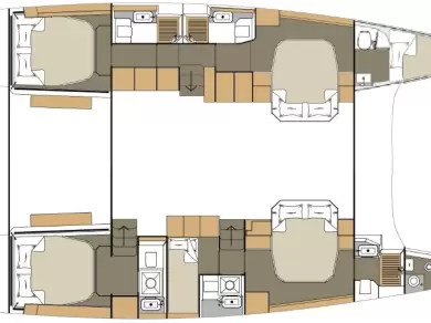 Uthyrning Primošten  - Dufour Dufour Catamarans 48 Sail av Samboat 