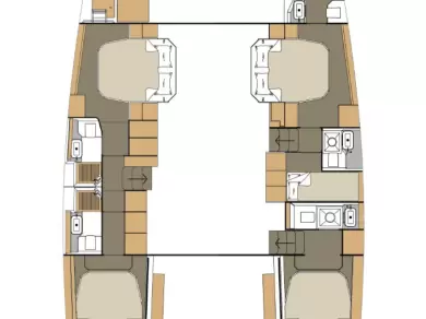 Uthyrning Katamaran  i Primošten  - Dufour Dufour Catamarans 48 Sail